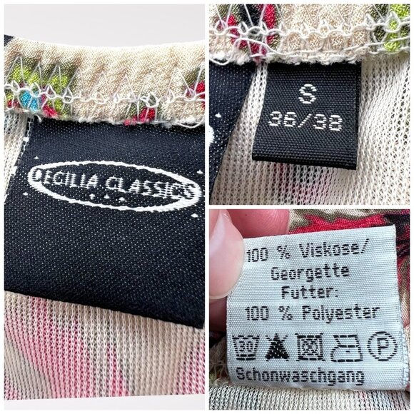 Cecilia Classics Floral Midi Skirt Y2K Boho Size Small - Picture 3 of 9